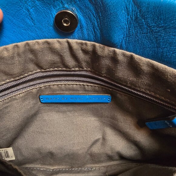 Marc by Marc‎ Jacobs Crossbody Bright Blue Good Used Condition - Picture 11 of 12
